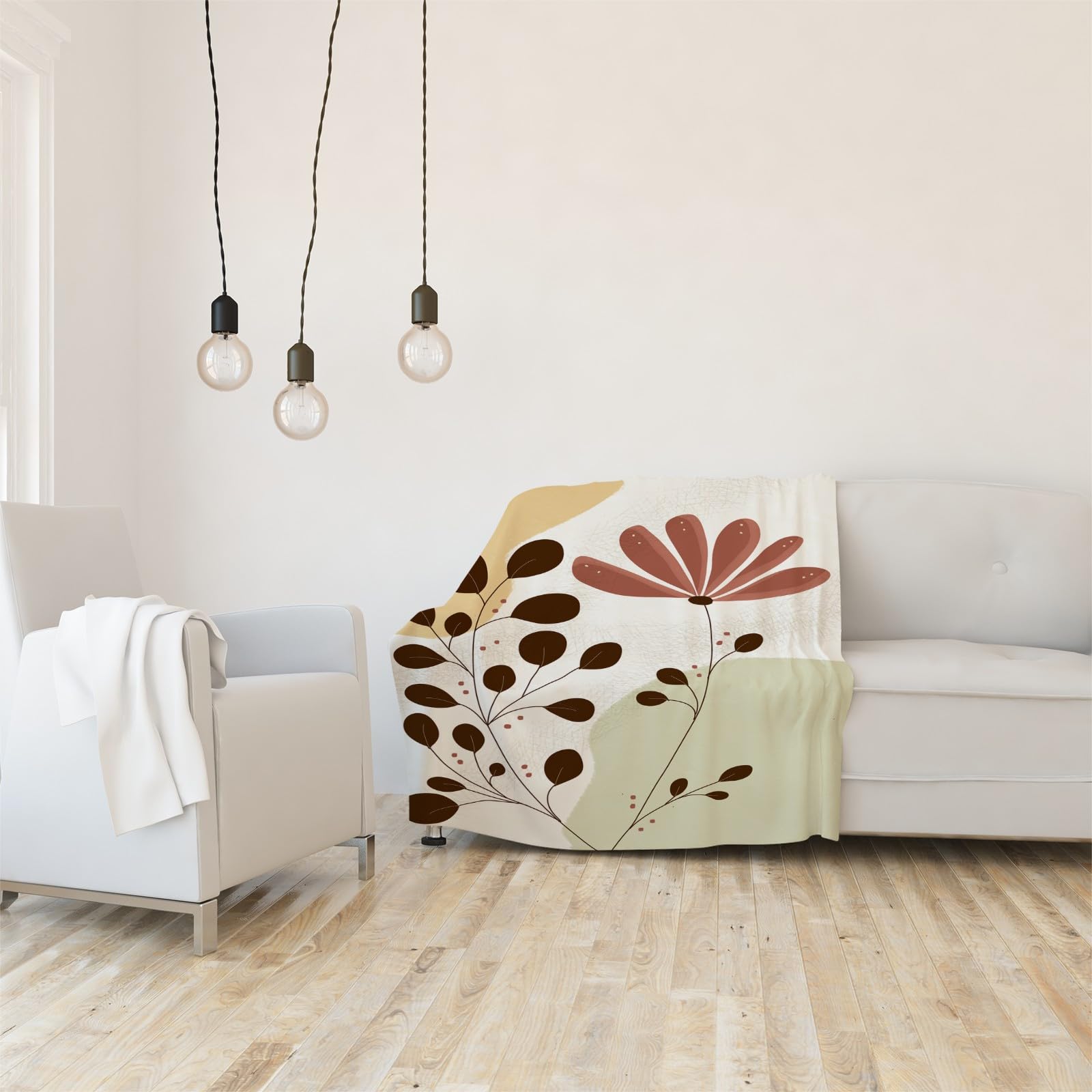 Kwiat Koce Nordic Style Koce Łóżko Pojedyncze Ciepło Miękkie Koce Sofa Puszysty Flanelowy 180 x 200 cm Na Wszystkie Pory Roku