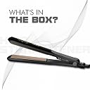 Havells HS4401 KeraNourish Straightener with LED indicator, Instant Heating Technology, for all hair types,World wide voltage compatible (black) gallery image