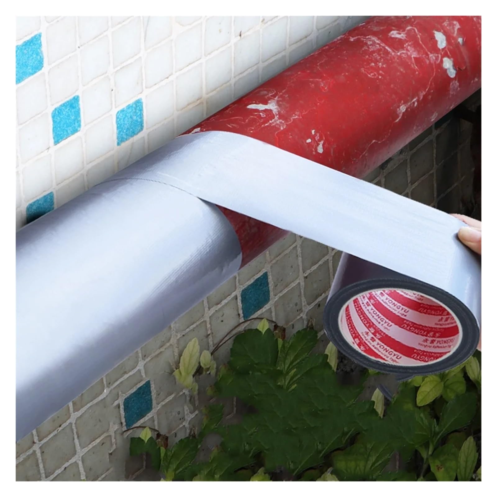 Nastro Adesivo Trasparente Nastro adesivo arancione W10-500mm Nastro adesivo industriale resistente e colorato 10M for imballaggio e riparazione(10mX200mm)