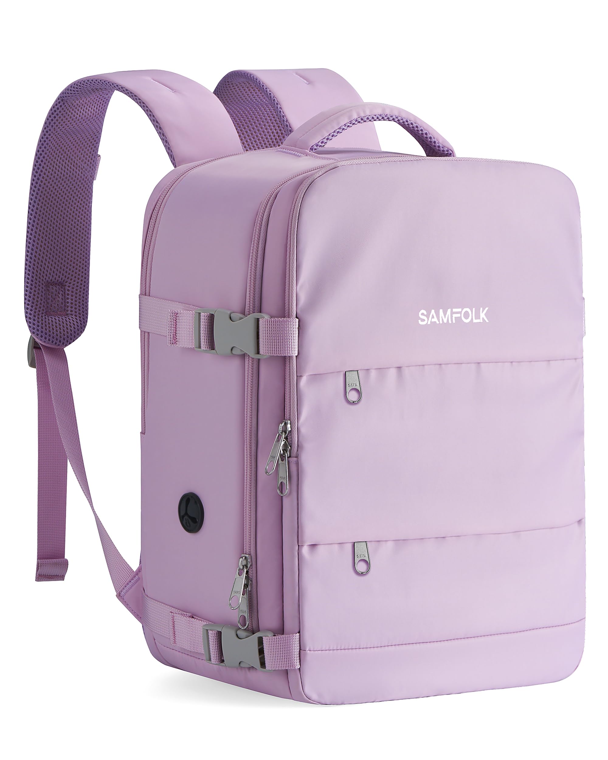 Samfolk Handgepäck Rucksack Ryanair Handgepäck 40x20x25 Travel Backpack 13 Taschen Carry On Bag Cabin Bags mit separater Schuhtasche Tragetasche Hand Luggage Backpack, 20L
