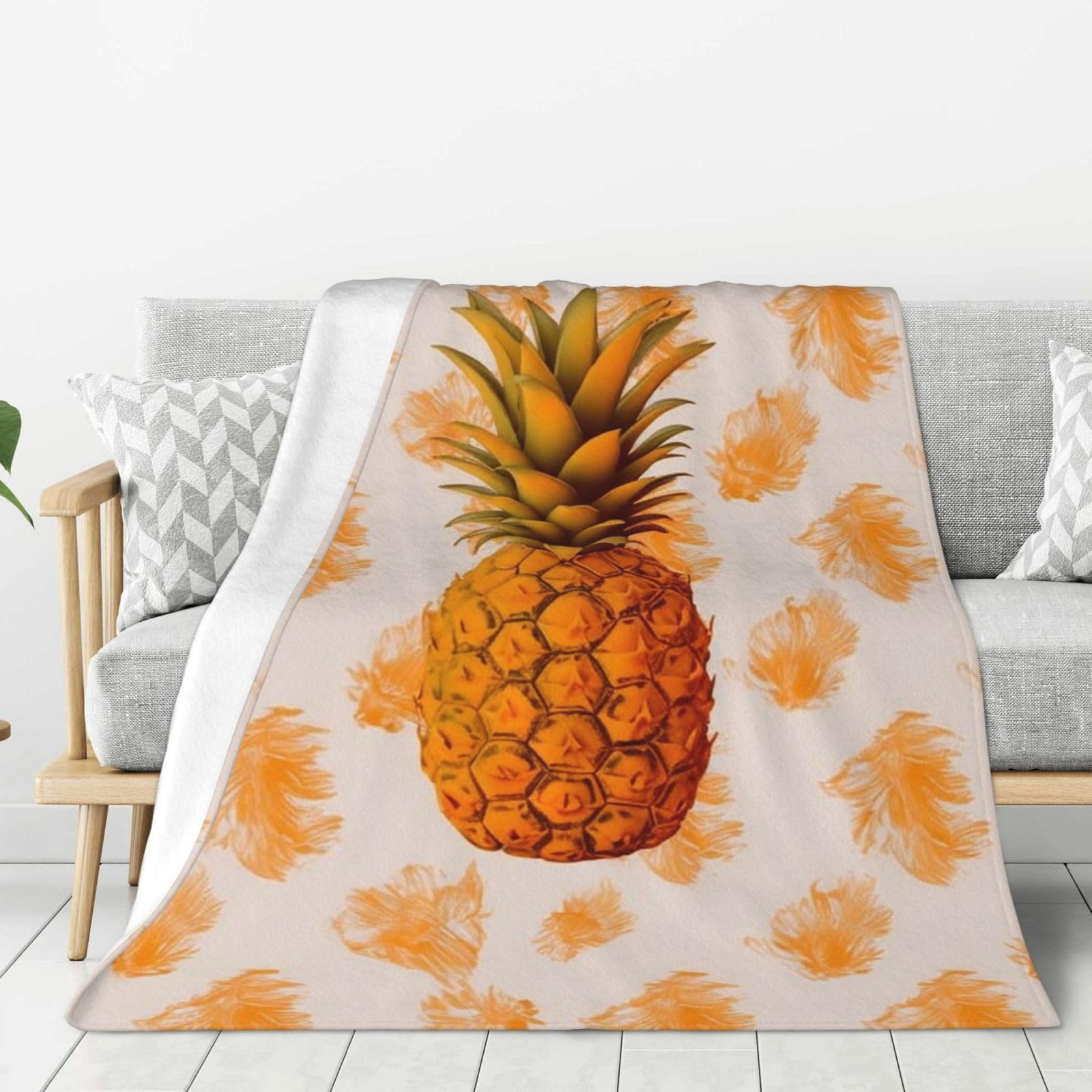 Couverture en flanelle anti-froid peluche chaude et légère sofa