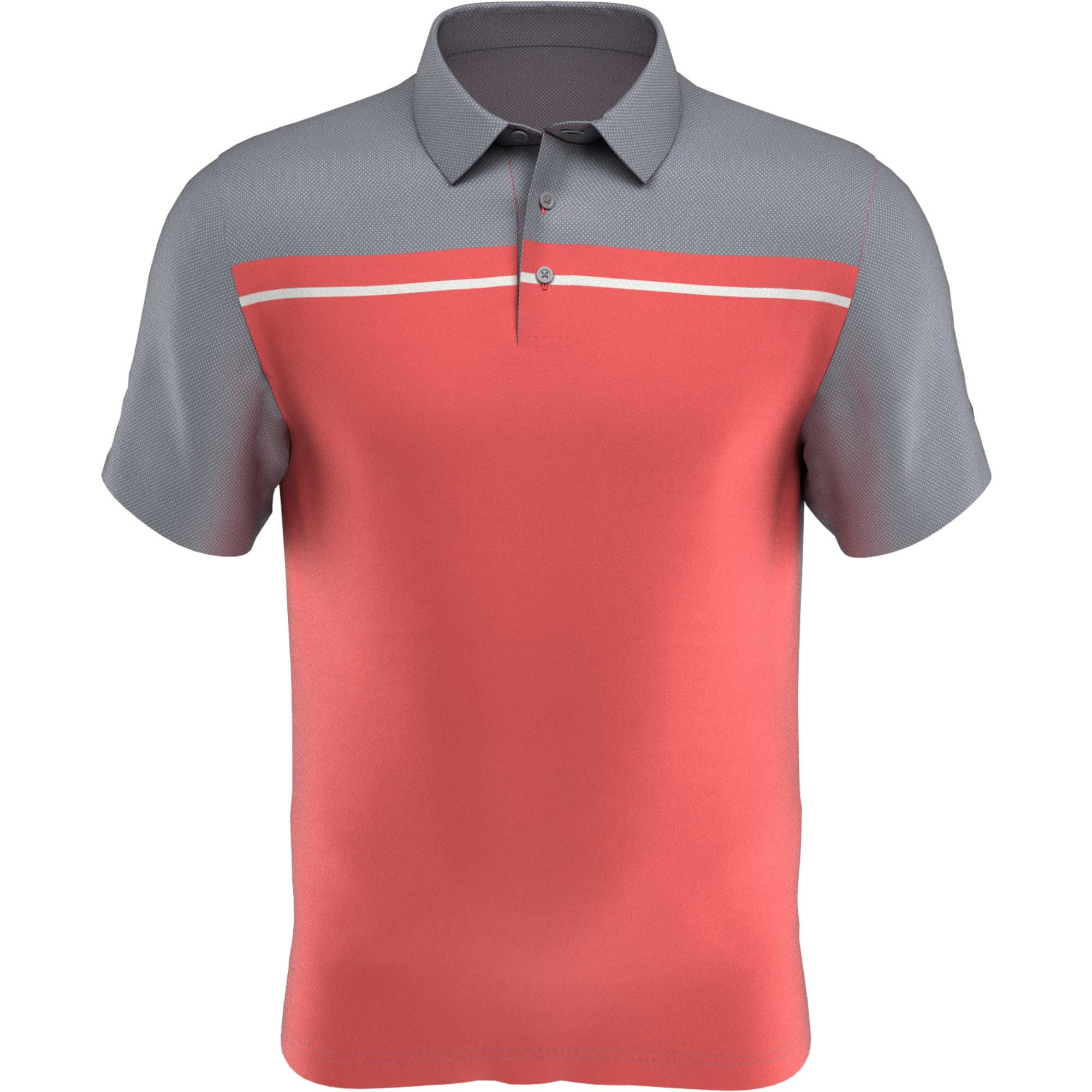 PGA TOUR Koszula golfowa Chłopcy Ss Boys Blocked Birdseye Print Polo