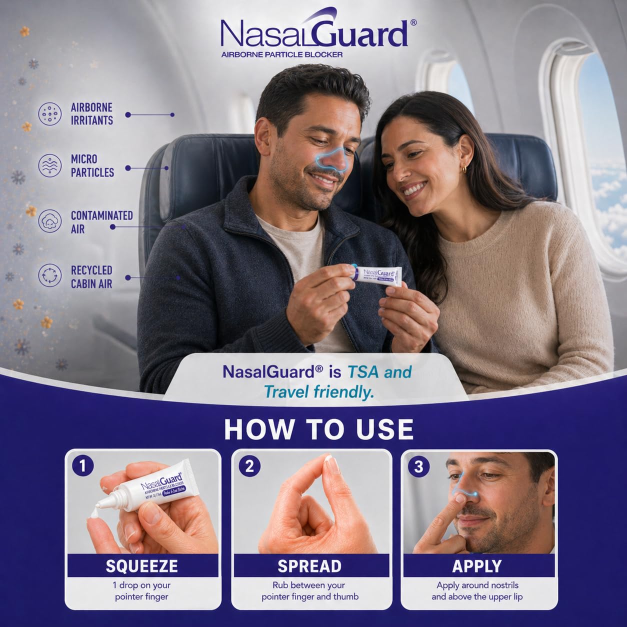 Nasal Filter Gel, Block Seasonal Pollens, Unscented 3g — Amazon image 4