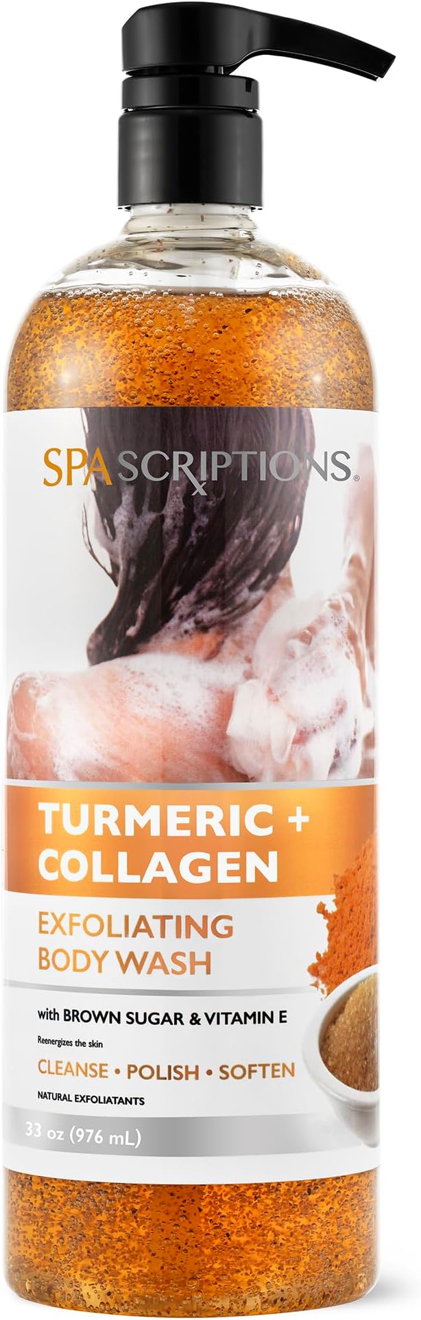 SpaScriptions Turmeric + Collagen Exfoliating Body Wash