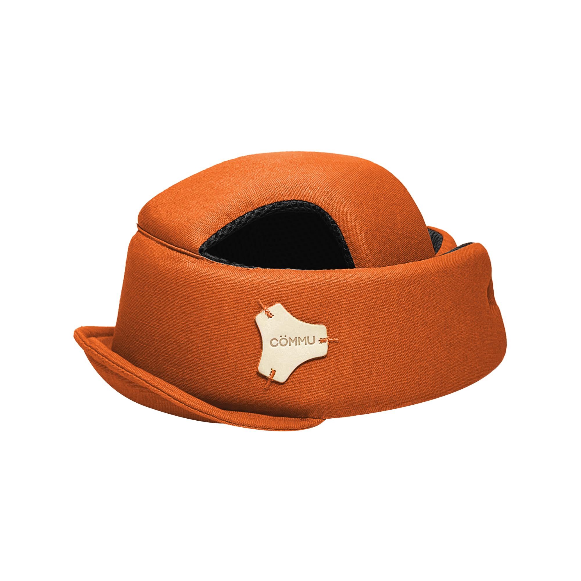 COMMU Baby Helmet for Crawling Walking Baby Head Protector(Carrot Orange) - Toddler, Infant Baby Safety Headguard, Air-Mesh Ventilation, Ultra-Lightweight, Stable Support Y-Structure