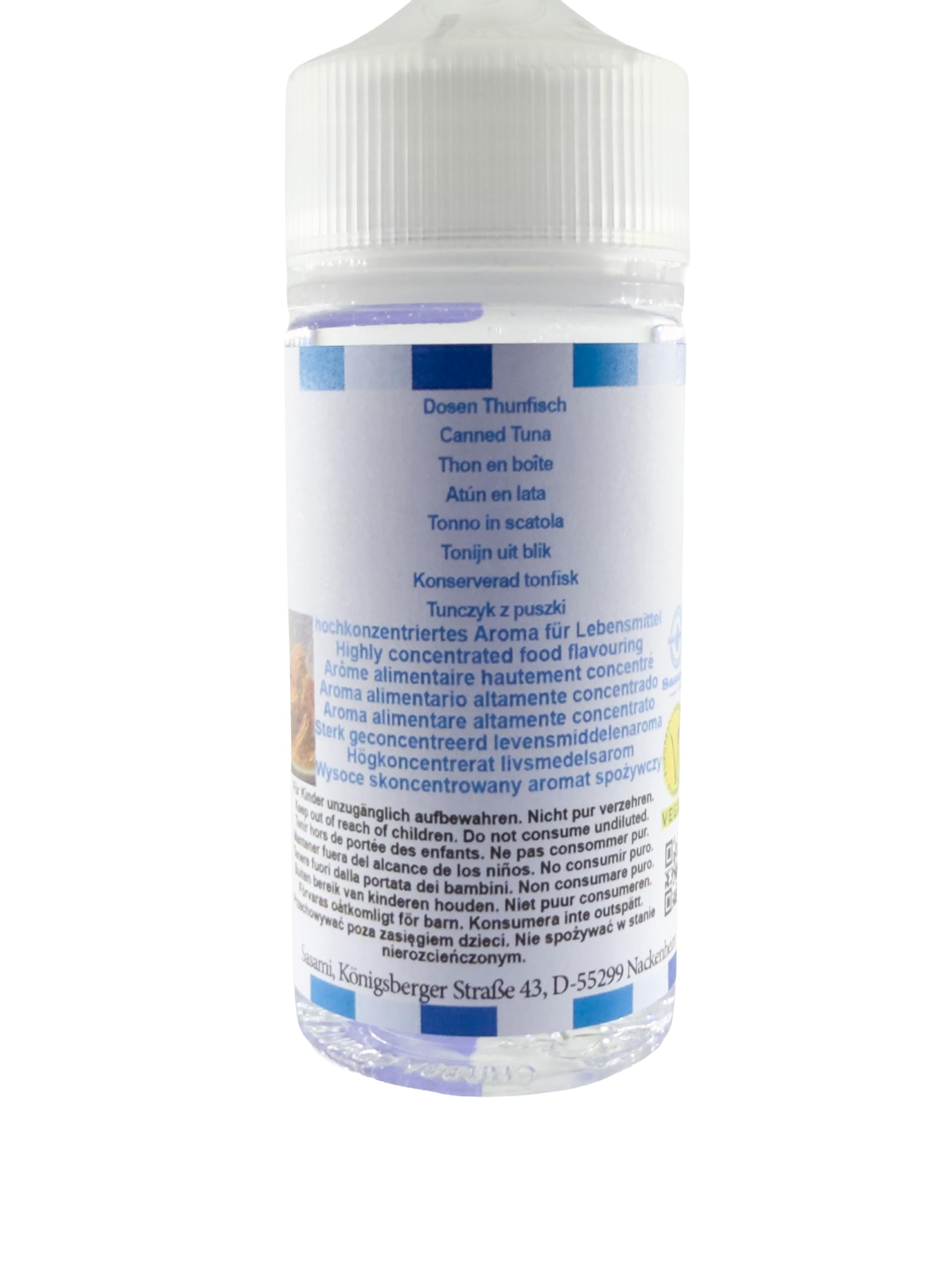 Tuńczyk z puszki aromat koncentrat – Wegański – Sasami – 100ml