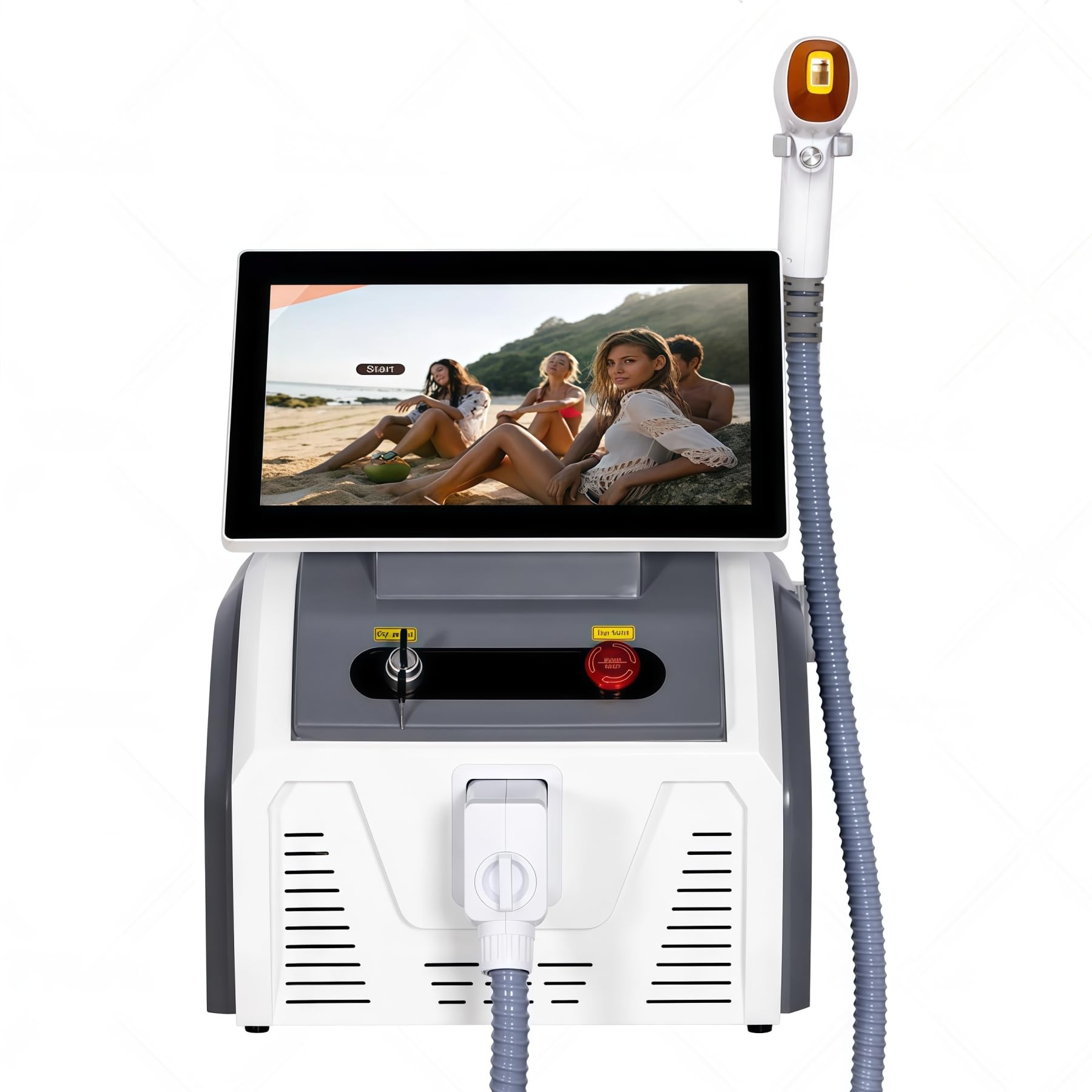 4000W Professional Diodo Laser Depilator 4 lunghezze d'onda 808nm 755nm 940nm 1064nm punto di raffreddamento depilazione laser per tutti i colori della pelle