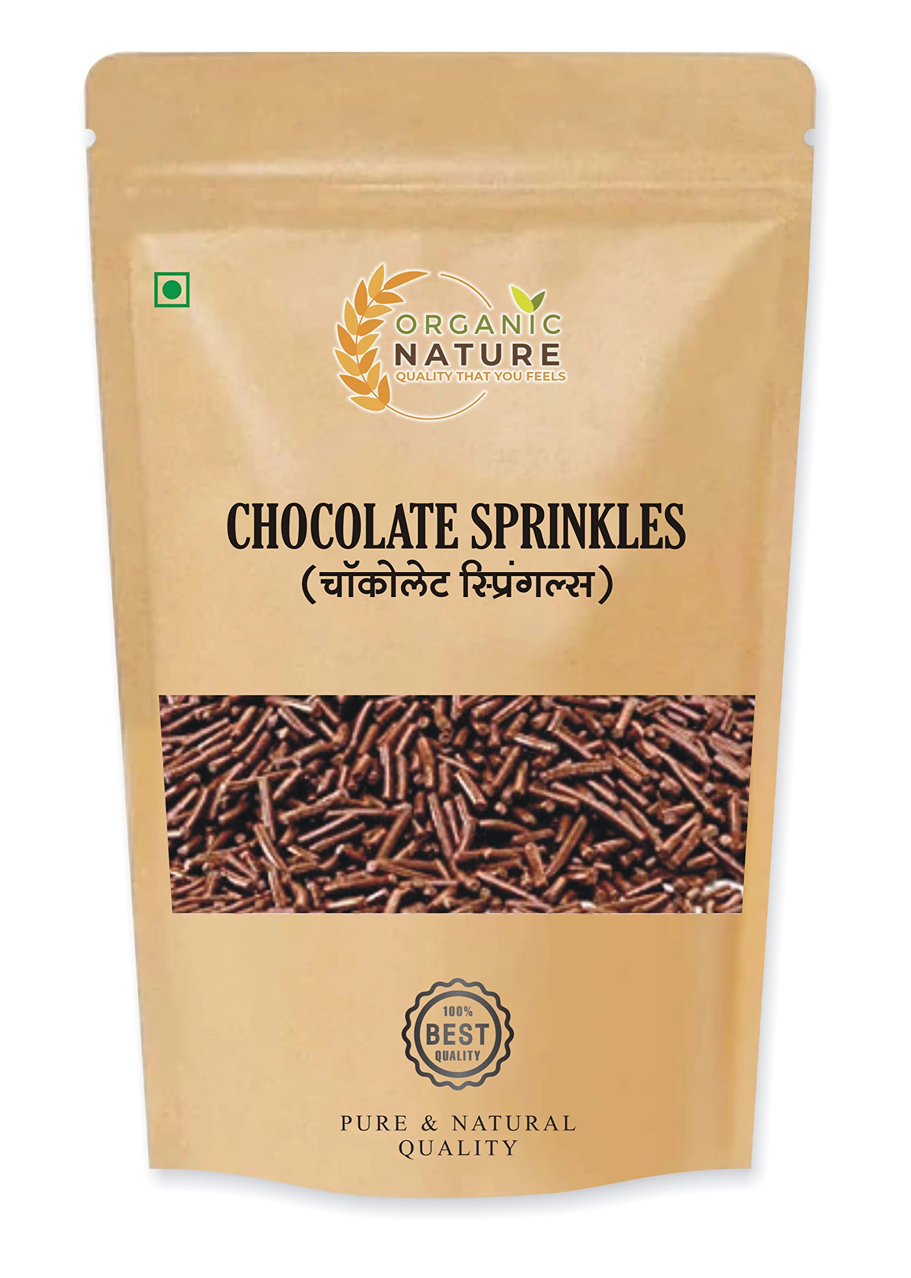 Organic Nature Sprinkles - Baking/Ice Creams/Desserts/Cake Decorations (Chocolate Vermicelli (Sprinkles) (pack of 200 gram) (B08PCT3ML5) Amazon Price History, Amazon Price Tracker
