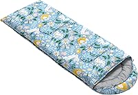 Vista 9 de AILONEN Cute Frog Green - Saco de dormir para acampar, ligero e impermeable, 3 estaciones de clima cálido y fresco, compresión portátil de viaje