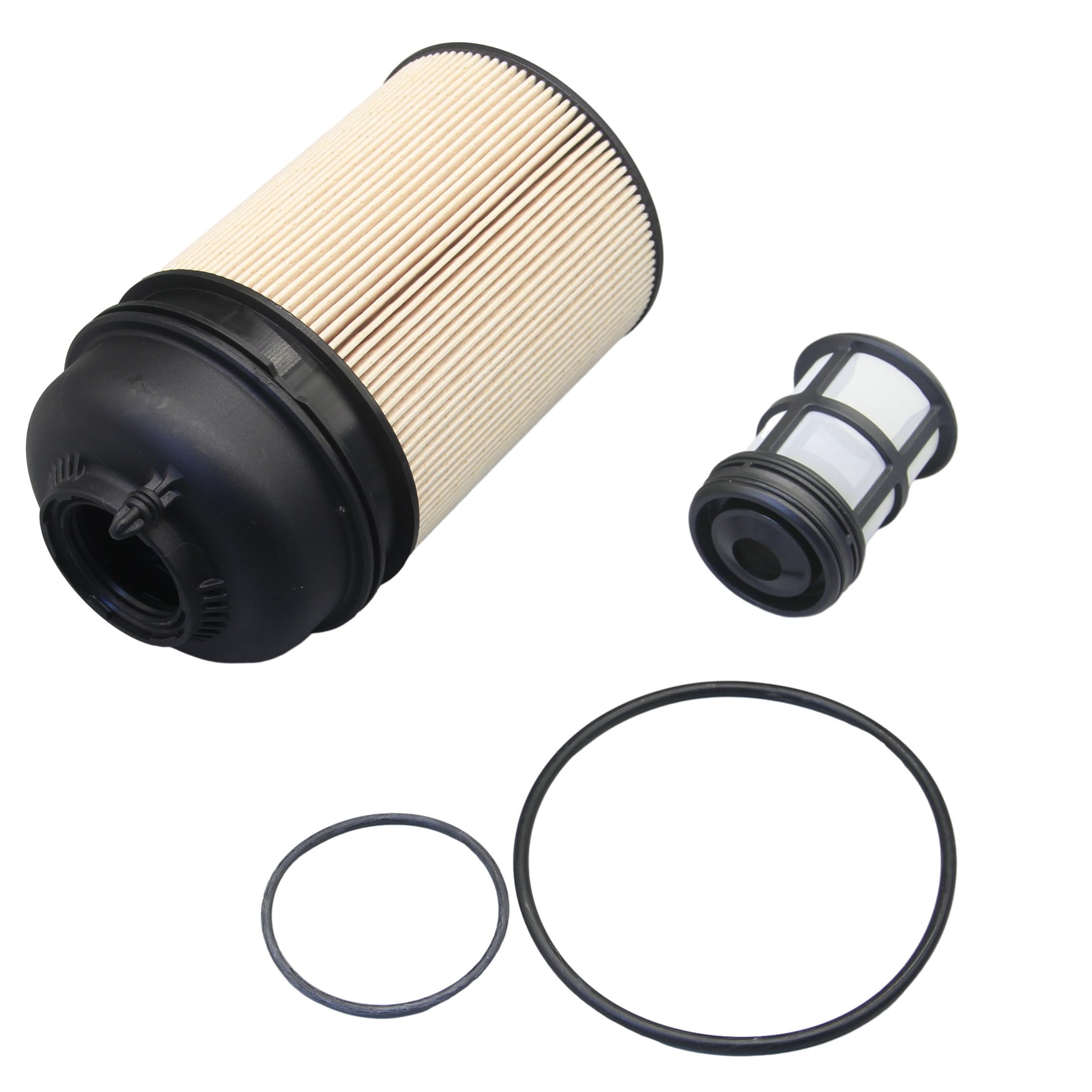 EMUSA AN6 AN8 AN10 Black Billet Fuel Filter - 30 Micron Inline Petrol Filter