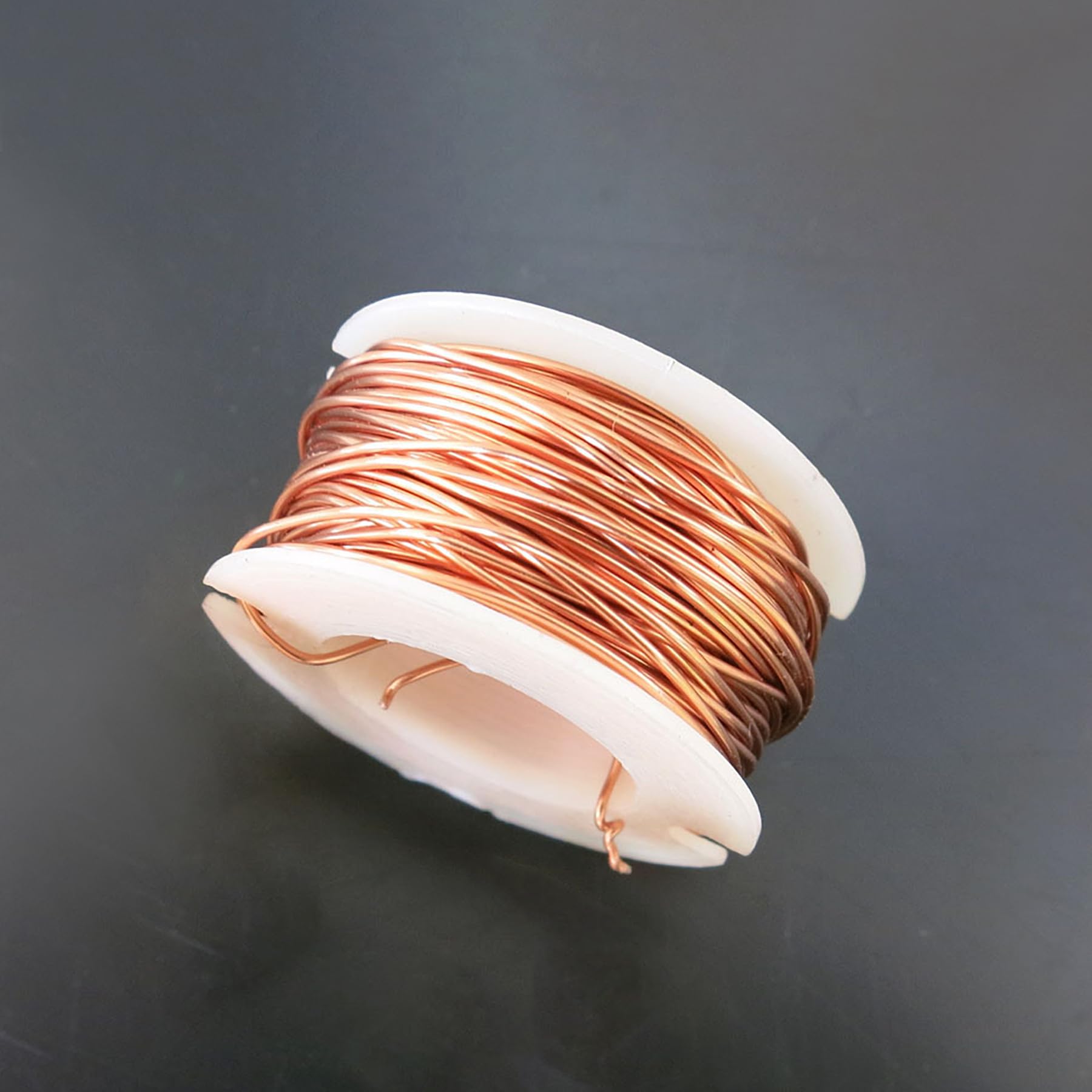 Alambre de Cobre Esmaltado Magnético, 10M 0,5MM, Hilo de Cobre para Manualidades y Electroimán, Tricotin y Bonsai, Alambre Soldadura y Reparación