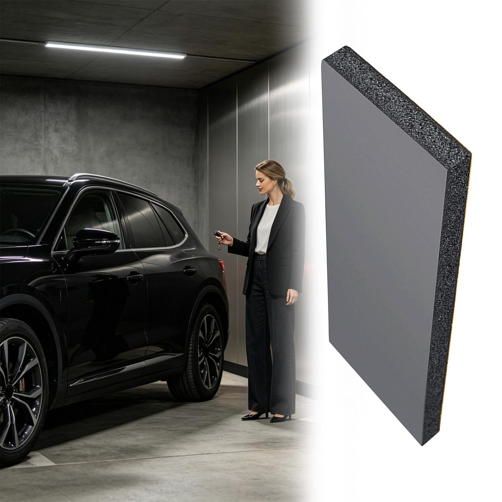 Protezione per porta del garage, autoadesiva, spessa e impermeabile, in