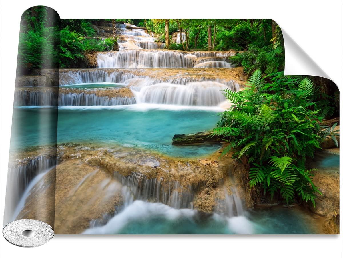 Papier peint cascade Thaïlande pour une ambiance zen dans votre salon