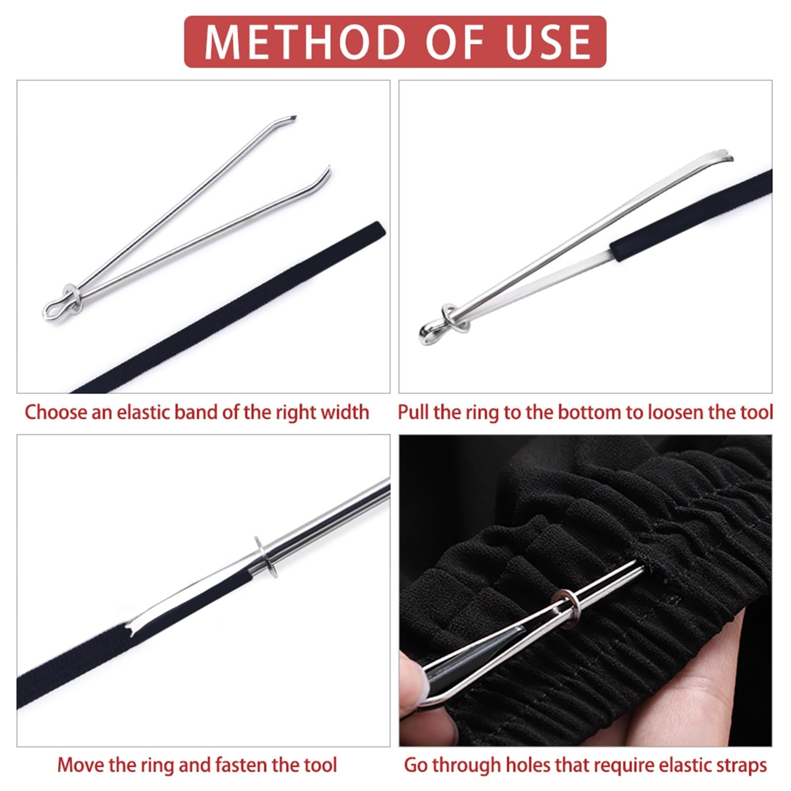 Cuerda Elastica Cuerda elástica Fuerte de 4 mm a 10 mm, Cuerda elástica elástica for Hacer Joyas, proyectos al Aire Libre, Carpas, Kayaks, Botes, etc.(5 Yards_10MM)