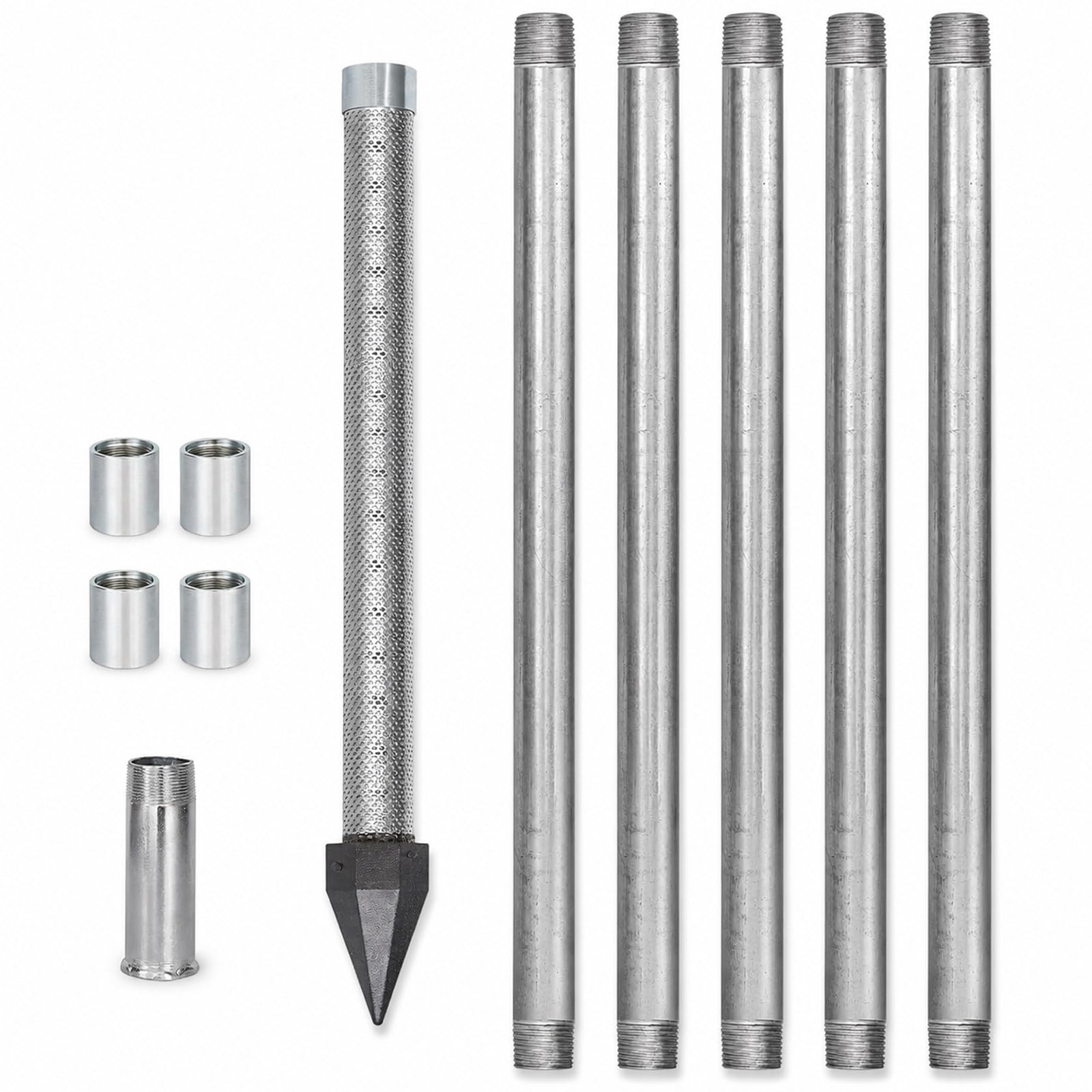 Przenośny zestaw studni z 3 lub 5 rurami ocynkowanymi 5PipeKit