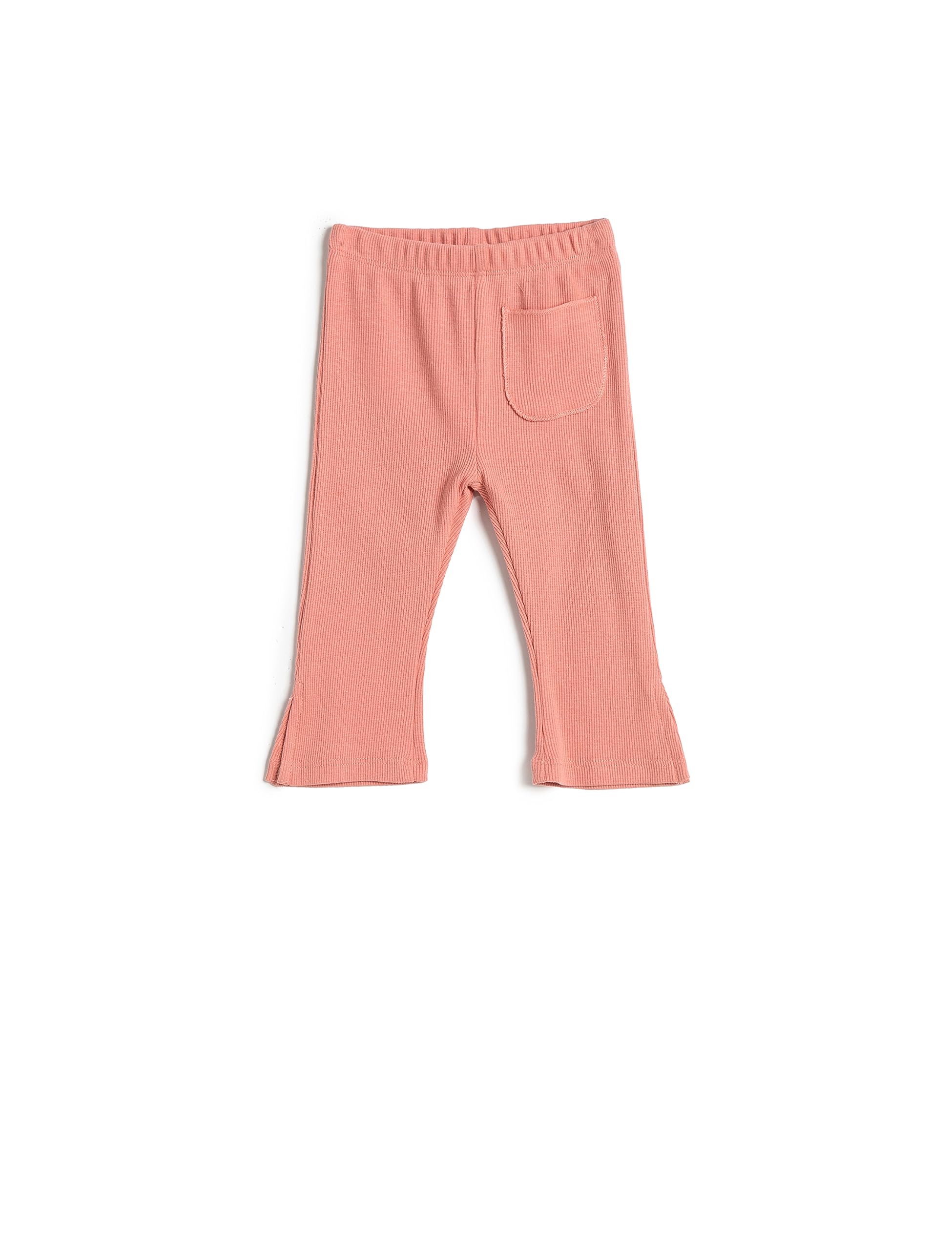 Koton 274 (Pink ) Babygirl Flare Basic Leggings Ribbed Elastic Waistband Cotton