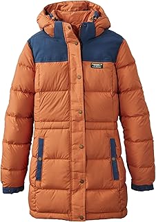 [エルエルビーン] ウィメンズ マウンテン・クラシック・ダウン・パーカ、カラーブロック 米国フィット・プチ