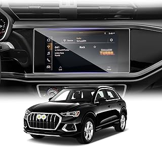 LUWU for 2019-2022 Audi Q3 F3 MMI Screen Protector 8.8Inch 2022 Audi Q3 F3 Accessories Infotainment Display Audi Q3 F3 Screen Protector Foils Tempered Glass 2022 Audi Q3 F3 Navigation Touchscreen Protective Film