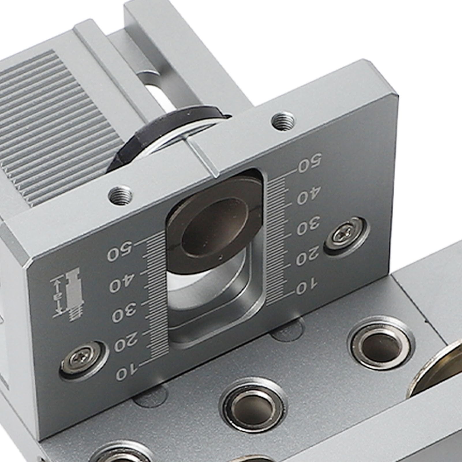 Zestaw do mocowania kołków ZenithAur Samocentrujący do drewna o grubości 10-180 mm z tulejami wiertarskimi 5 mm, 6 mm, 8 mm, 10 mm, regulowany przyrząd do kołków do naprawy mebli