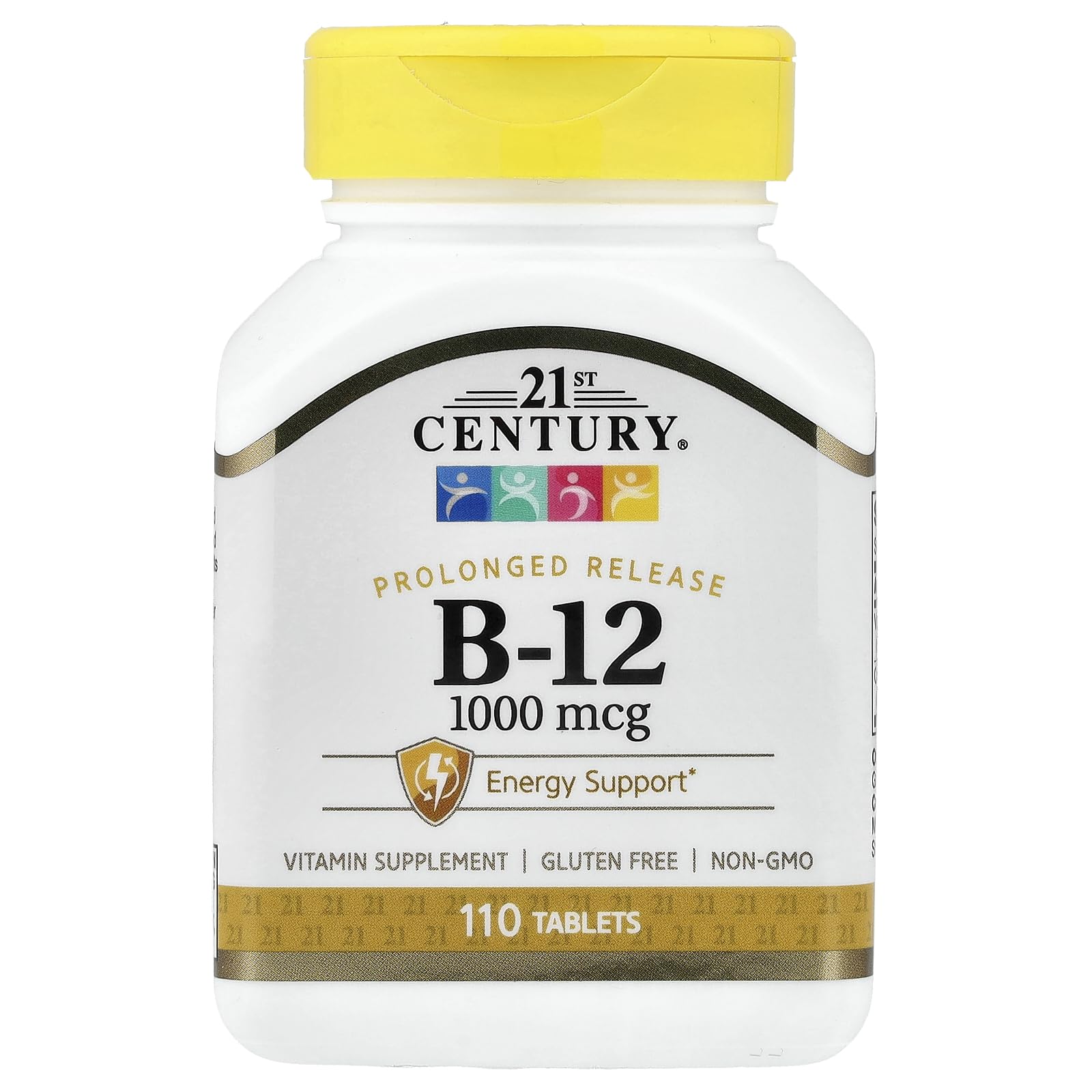 21st Century B 12 1000 mcg Prolonged Release Tablets, 110 Count