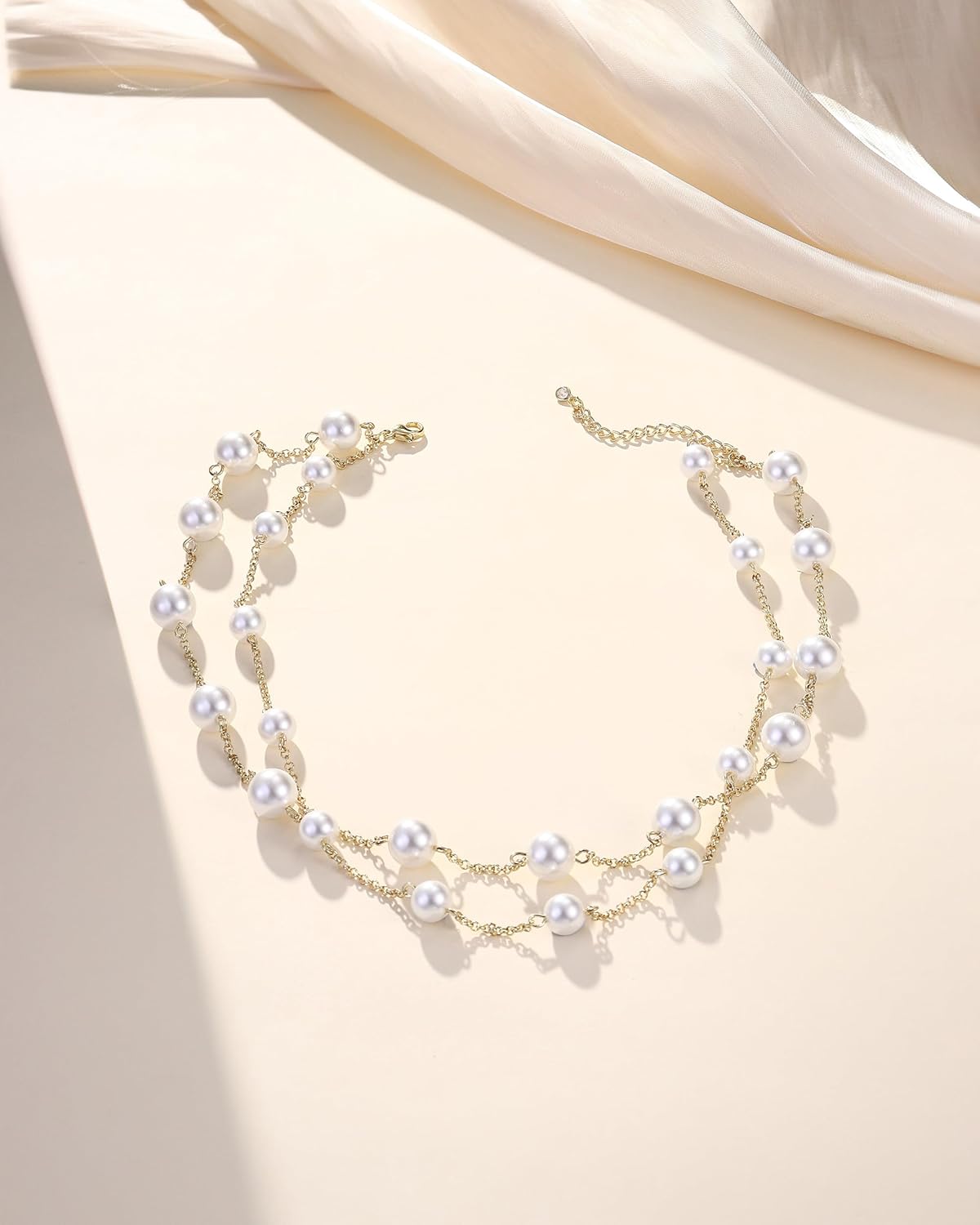 TEN MIRO 16k Gold Plated Chunky Gold Plated Necklace for Women Non Tarnish, 36'' /92cm Long Chunky Heart Necklace layered Puffy Heart Necklaces Long Thick Pendant Bold Statement Necklaces for Women Trendy - Image 9