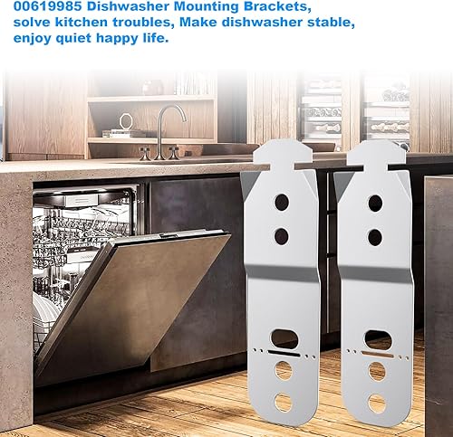 Miniatura 7 de Repuesto para soporte de montaje de lavavajillas Bosch 619985 00619985 Bosch Clips de montaje para lavavajillas 628371 AH3478789 EA347878 AP4538351