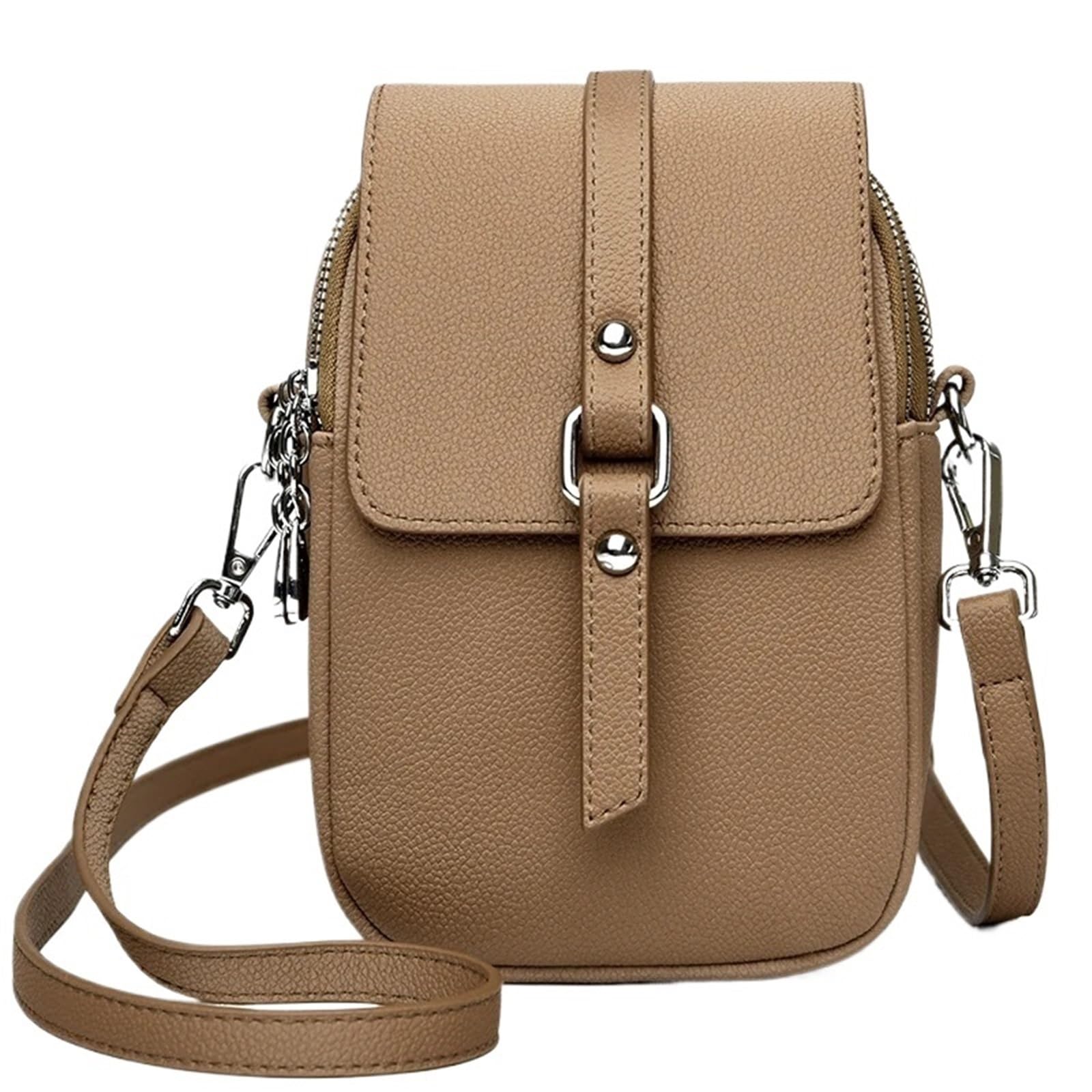 Sac à bandoulière en cuir pour femme idéal pour les sorties urbaines