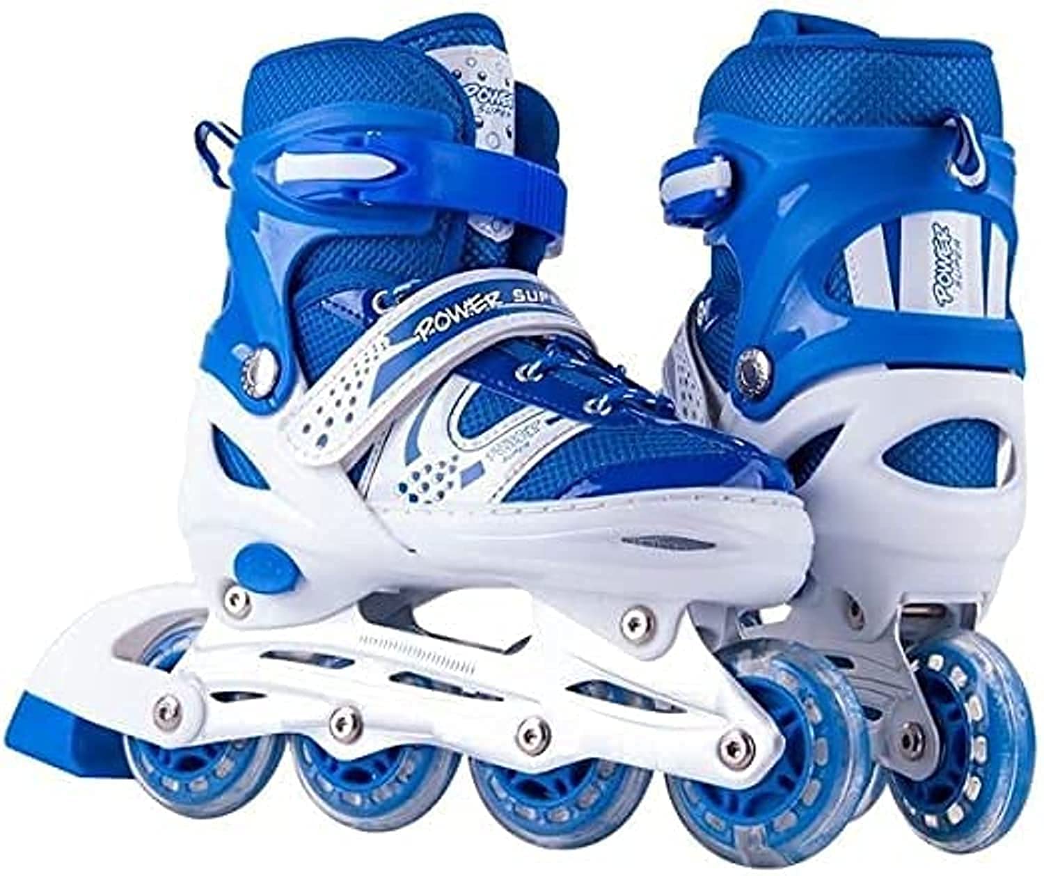 Skating shoes double calf single row (39-42) - blue size:39-42 eu