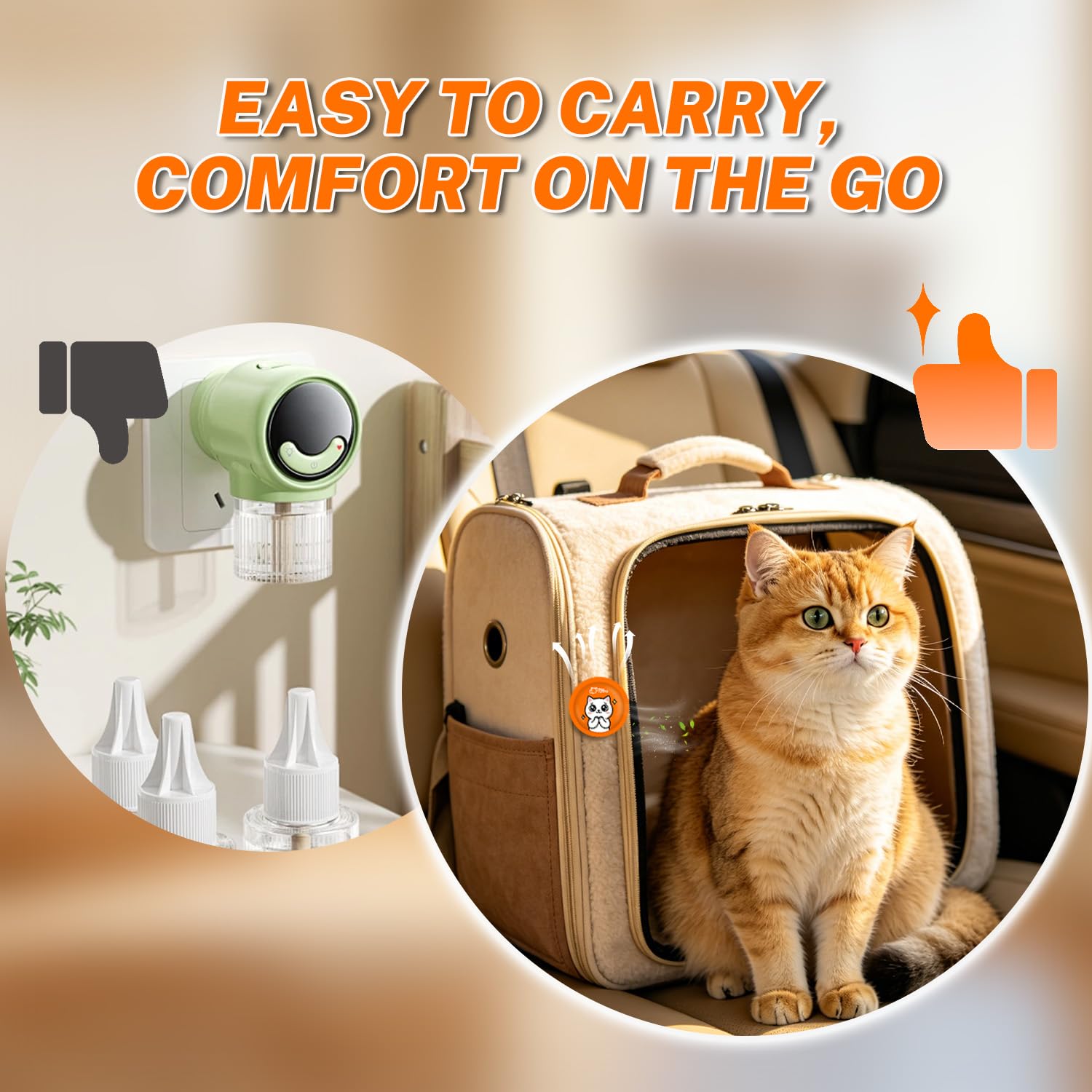 PAW PLANET Cerotti calmanti ai feromoni per gatti per promuovere il rilassamento, l'armonia e il legame tra più gatti, uso domestico quotidiano e non necessita di plug-in, ideale per viaggi e supporto