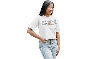 Blue 84 Women's NBA Officially Licensed Cropped T-Shirt Kobe Bryant Jersey