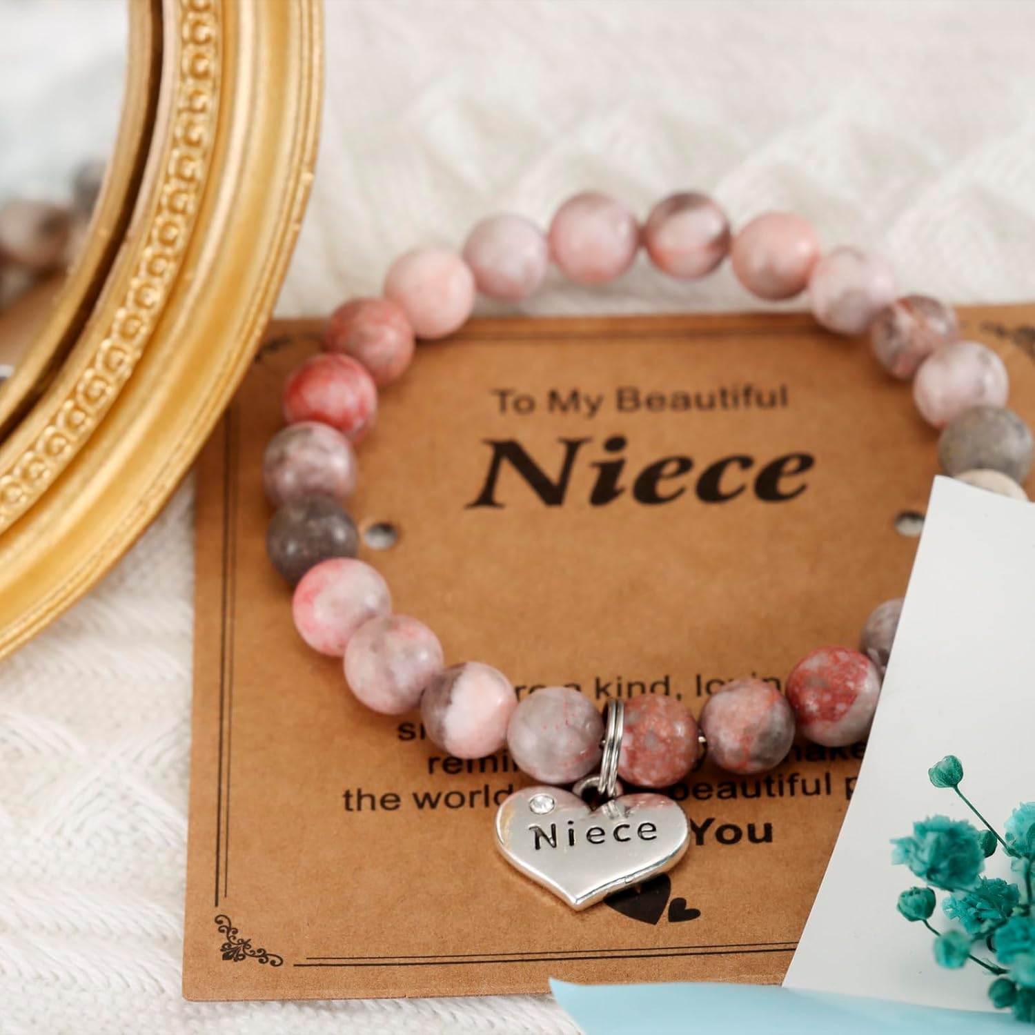 HUTIMY Niece Bracelet from Aunt Auntie Women Jewelry Unique Happy 18Th Birthday Gifts for Niece - Image 5