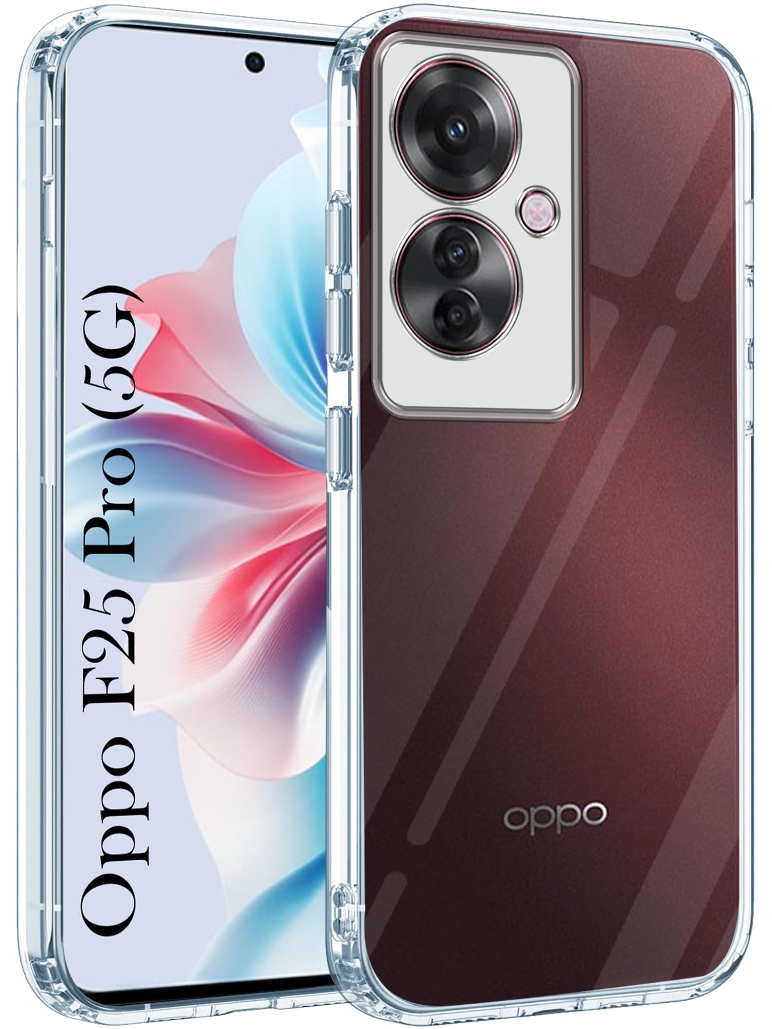 Jkobi Back Case Cover for Oppo F25 Pro 5G (Silicone Clear Shockproof Cover with Camera Protection | Soft and Flexible) (B0D9JQFKHX) Amazon Price History, Amazon Price Tracker