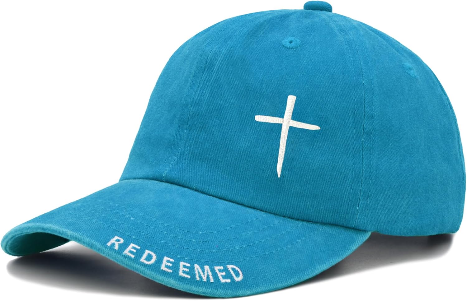 Cross Jesus Hat with Gifts Box, Embroidered Religious Baseball Cap, Christian Gifts for Men Women