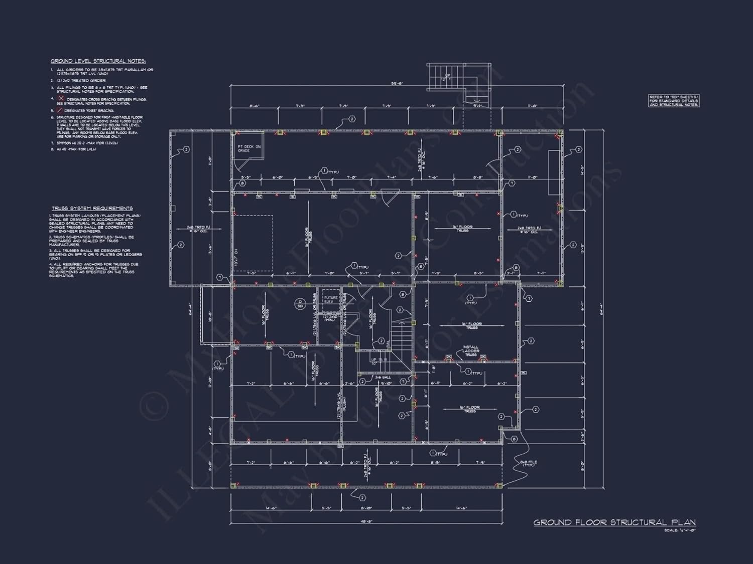 11-1974 HOUSE PLAN - Custom House Blueprint with 5 Beds, Open Floor Plan — CAD Designs