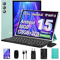 Tablet 10 Pollici Android 15 con Gemini AI, 30GB RAM 128GB+2TB Esp.