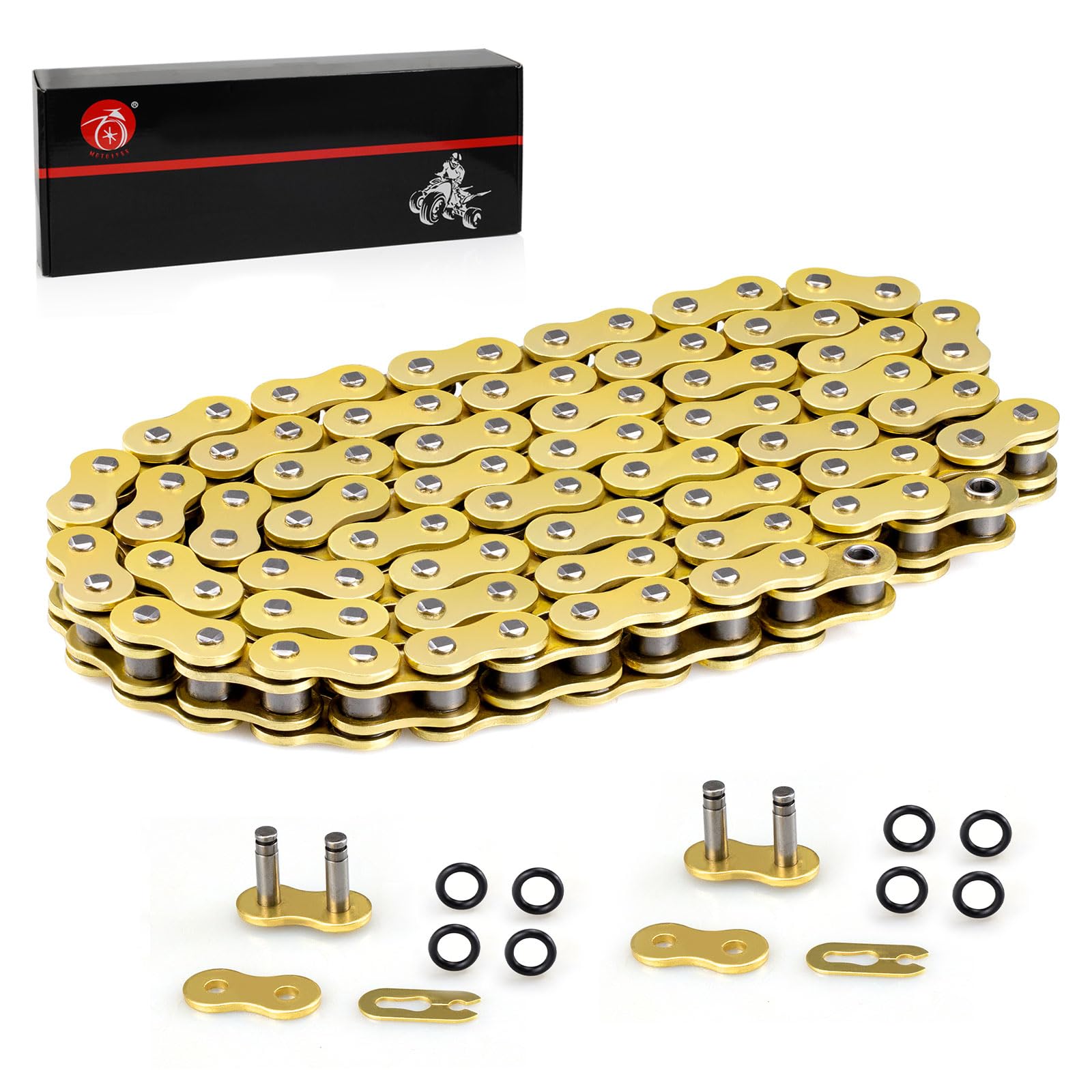 Amazon.com: Heavy Duty O-Ring Drive Chain (Gold) Compatible