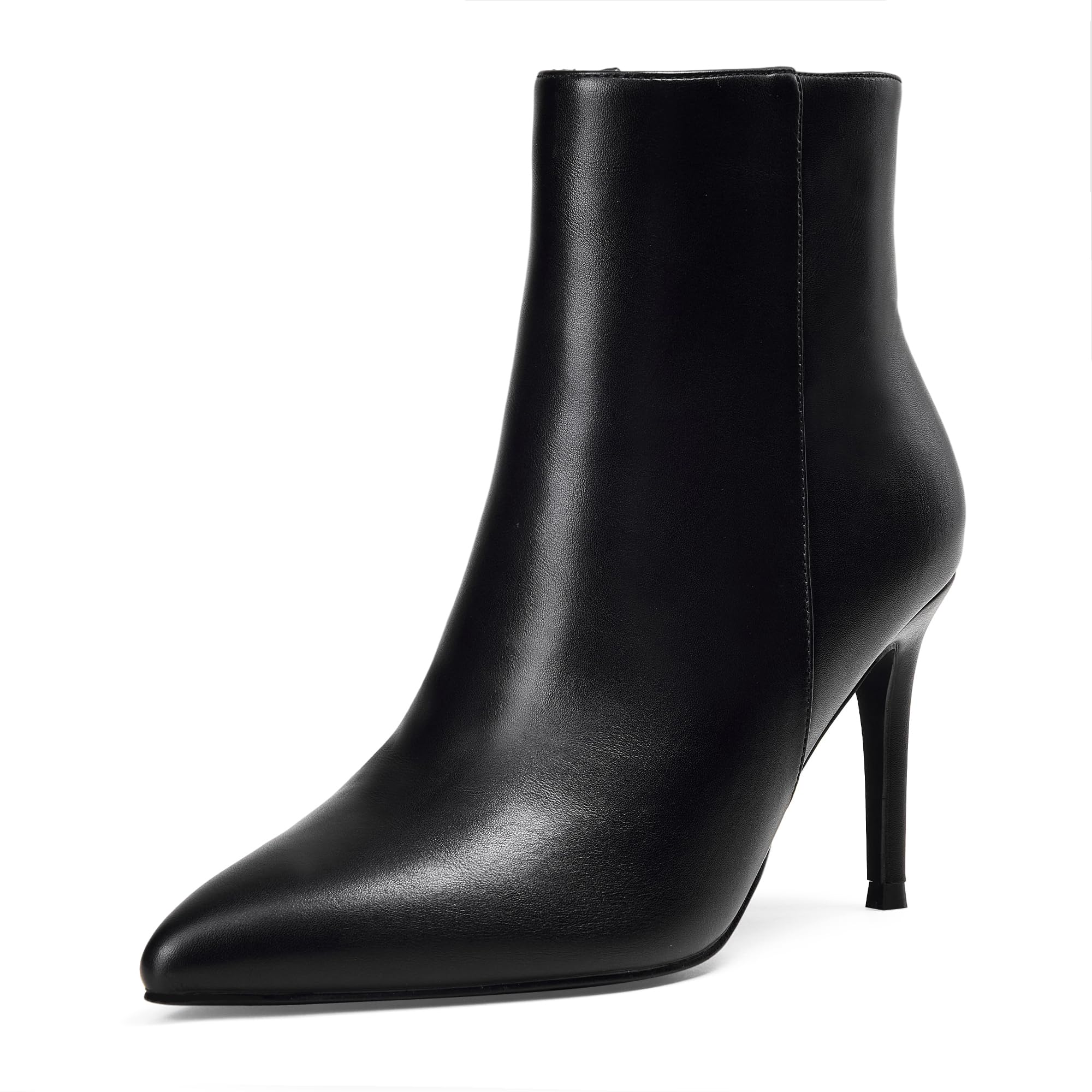 Elisabet Tang stylish fall winter heeled ankle boots for women 3 14 inch - Cute closed toe pointy