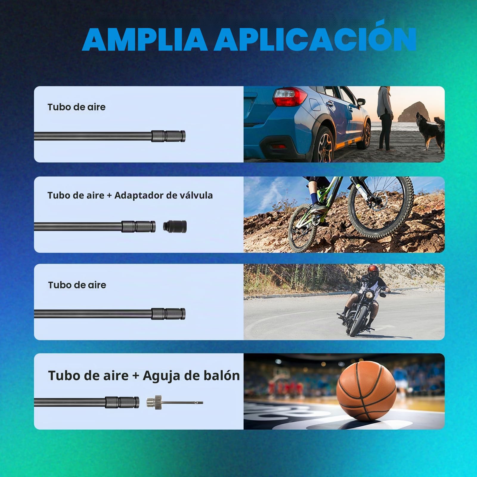 CYCPLUS Compresor de Aire Portátil Eléctrico para Bicicletas y Vehículos, 150 PSI, Recargable con Pantalla LED y Apagado Automático. Ideal para Neumáticos de Bicicleta, Coche, Motocicleta y Balones