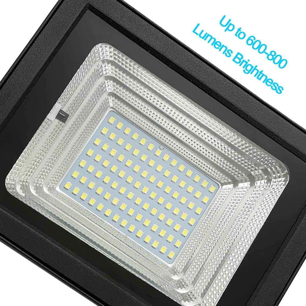 Buу 1 gеt 1 Solar Flood Light,HJLFA Remote Control 98 LEDs 10W Solar Panel IP65 Waterproof Solar Powered Flood Lights Outdoor for Flag Pole,Business Sign,Pool,Backyard,Patio,Parking Lot,Driveway