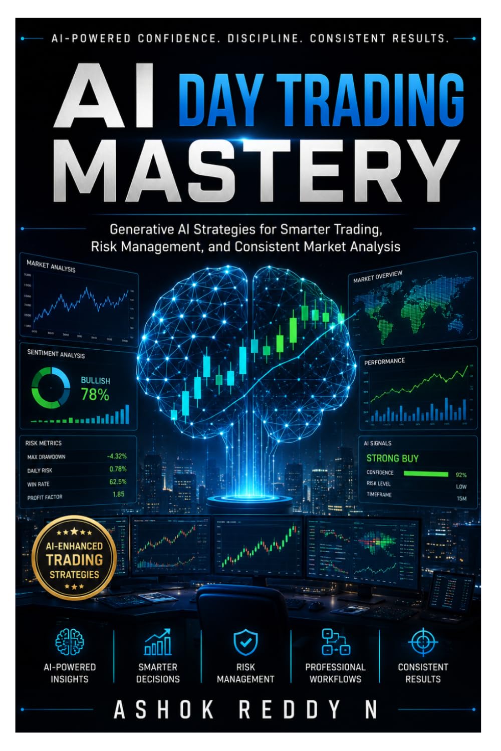 AI Day Trading Mastery: Generative AI Strategies for Smarter Trading, Risk Management, and Consistent Market Analysis