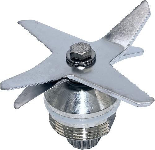 Blendin Reemplazo de acero inoxidable resistente húmedo seco hielo 6 cuchillas ensamblaje, compatible con Vitamix parte 1151, 1152