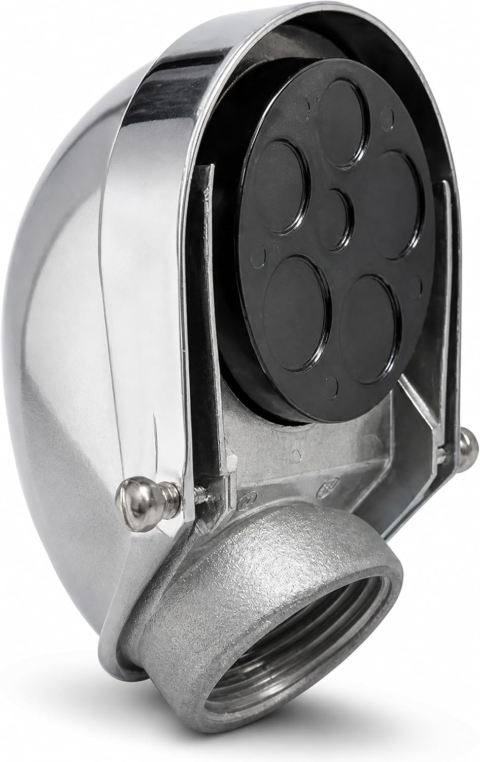 OhLectric 1 Inch Service Entrance Cap - Cast Aluminum Conduit Mount Threaded Head - Connect Cables To A Box Or An Enclosure - Multiple Holes - Bar Threaded - Weather Resistant, OL-10488