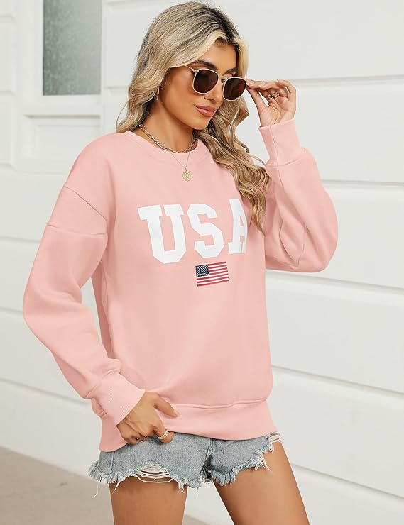 Oversized USA Sweatshirt - Lifestyle