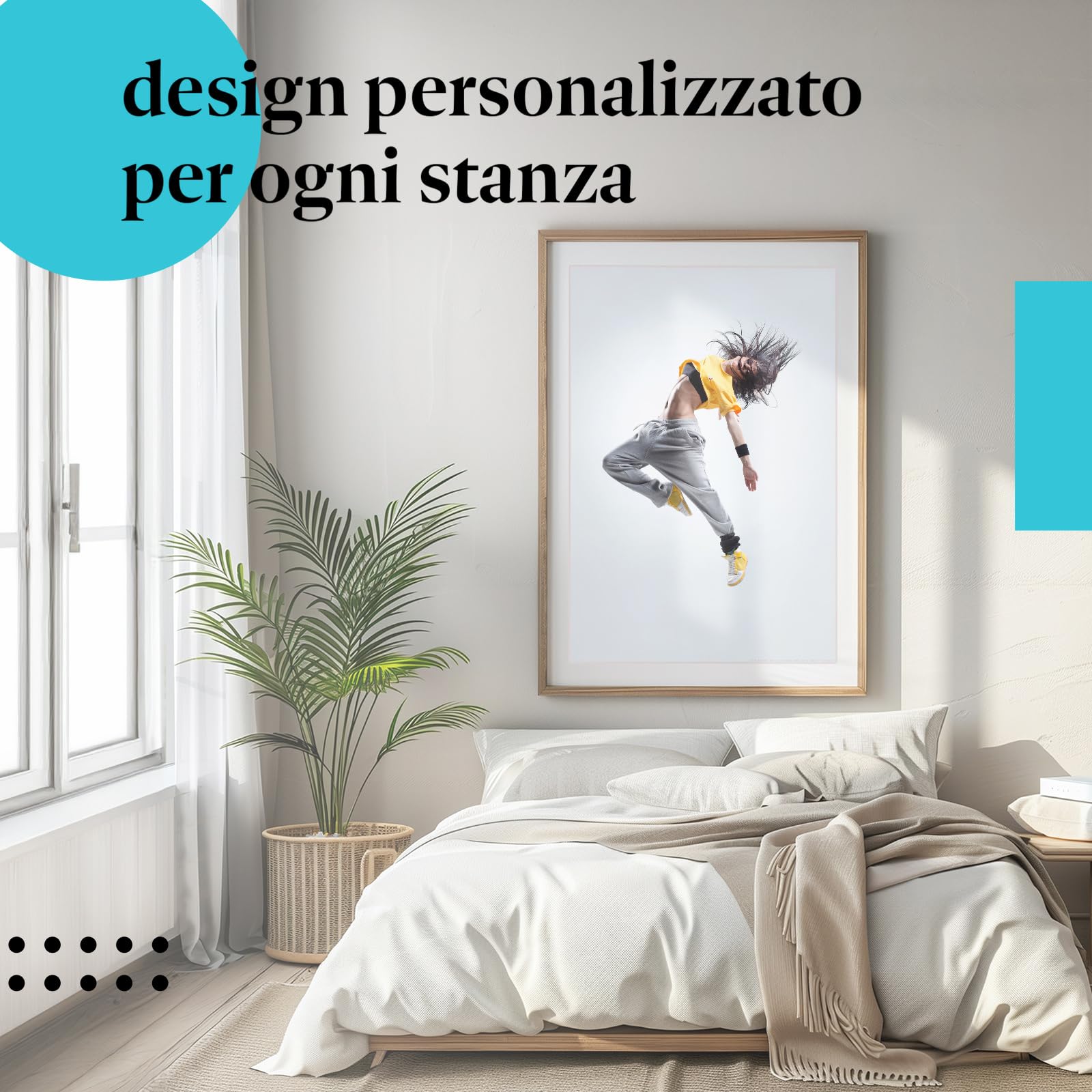 Postereck - 0190 - Hip hop, ballerina, musica, danza, street dance, donna - Decorazione da Parete, Stampa Artistica, Idea Regalo, Stampa Fotografica - Tela - 100,0 cm x 75,0 cm