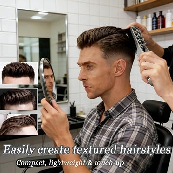 2Pcs Texture Comb, Volumizing Wide-Tooth Hair Styling Comb, Fluffy Roots Volume Tool Textured Styling Comb Wide Tooth Detanglers Texturising Combs for Bangs Hairdressing, Grooming Accessory