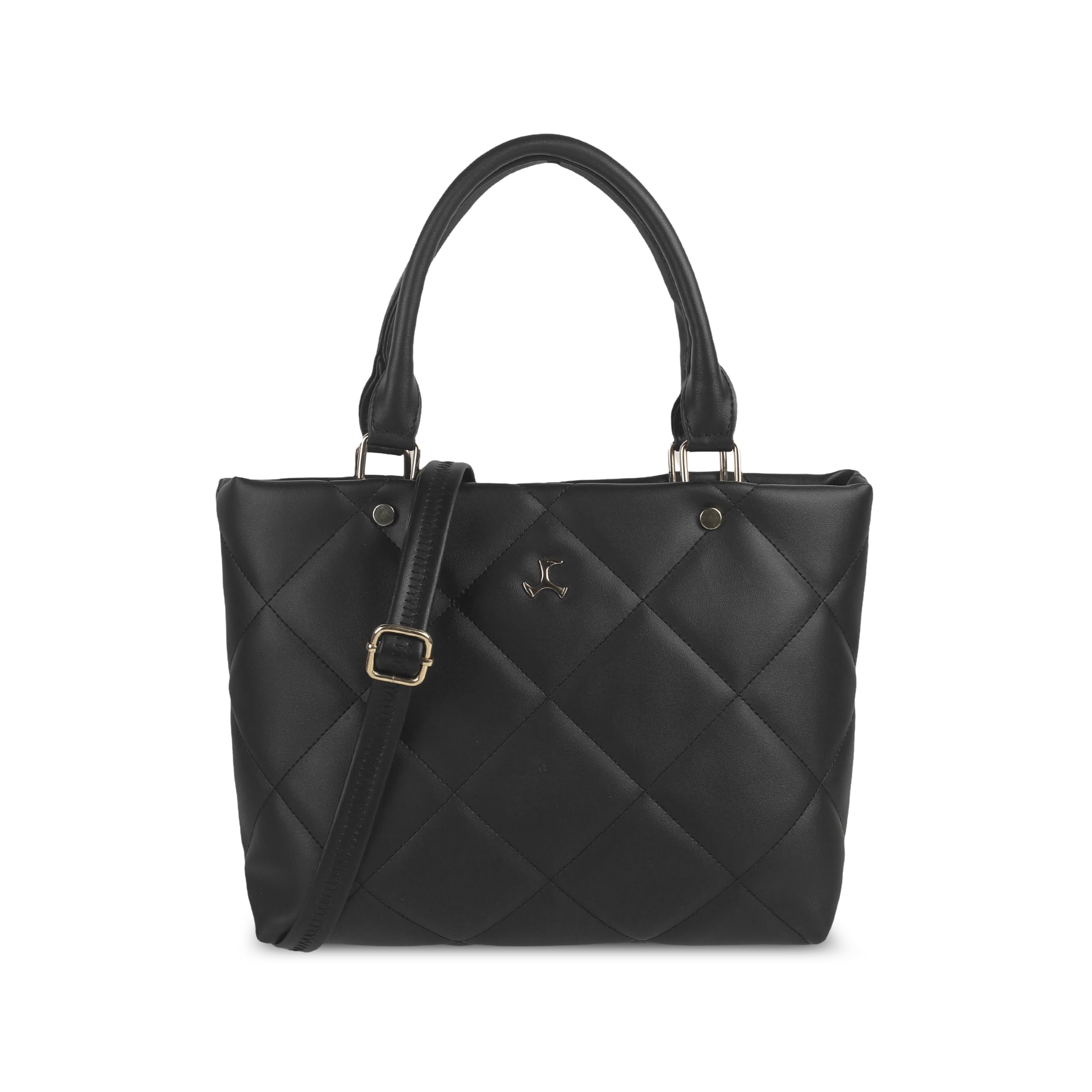 mochi Women's Quilted Faux Leather Handbag-picture-55