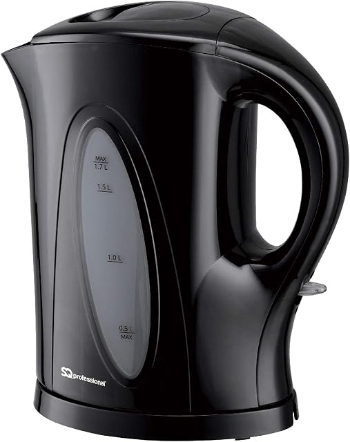 SQ Professional Blitz Aquen Cordless Kettle 1.7L | 2200W (Black)