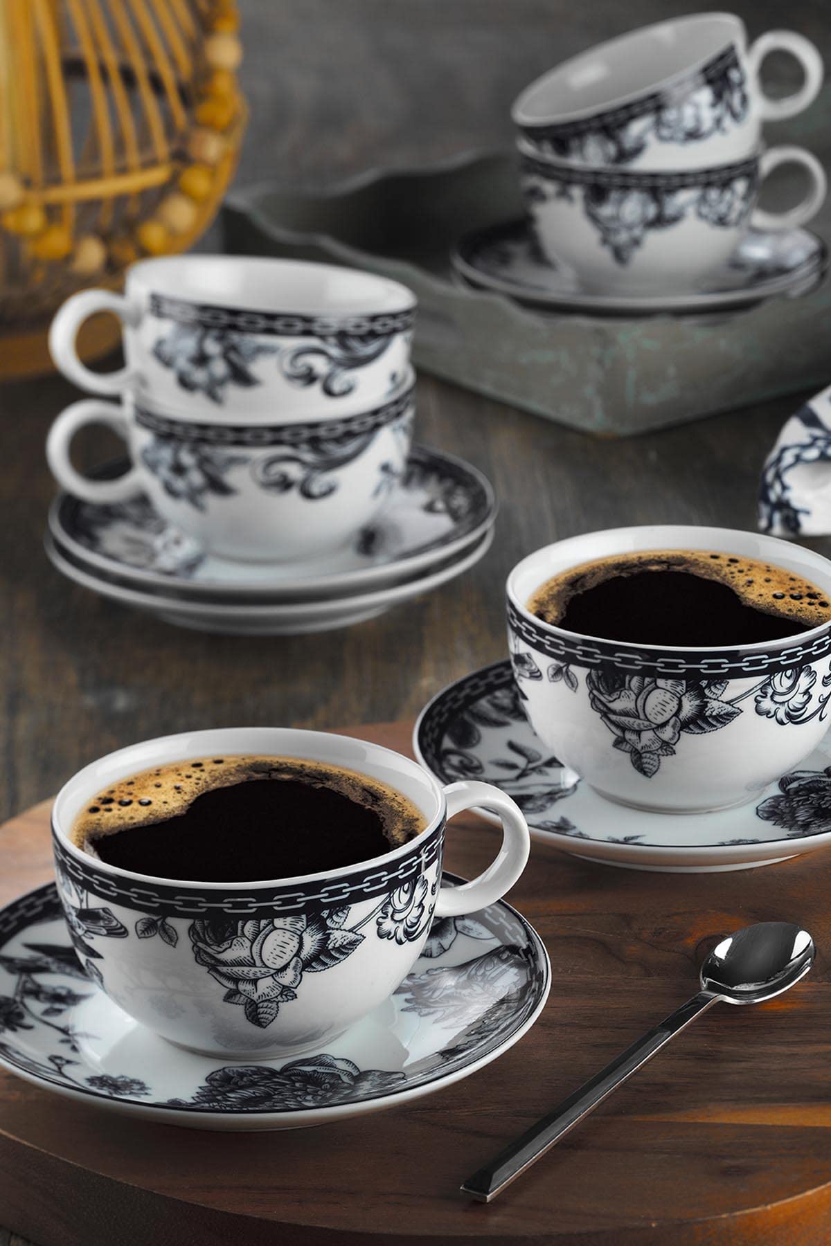 Kütahya Porselen Zeugma Çay Fincan Takımı, 220 ml