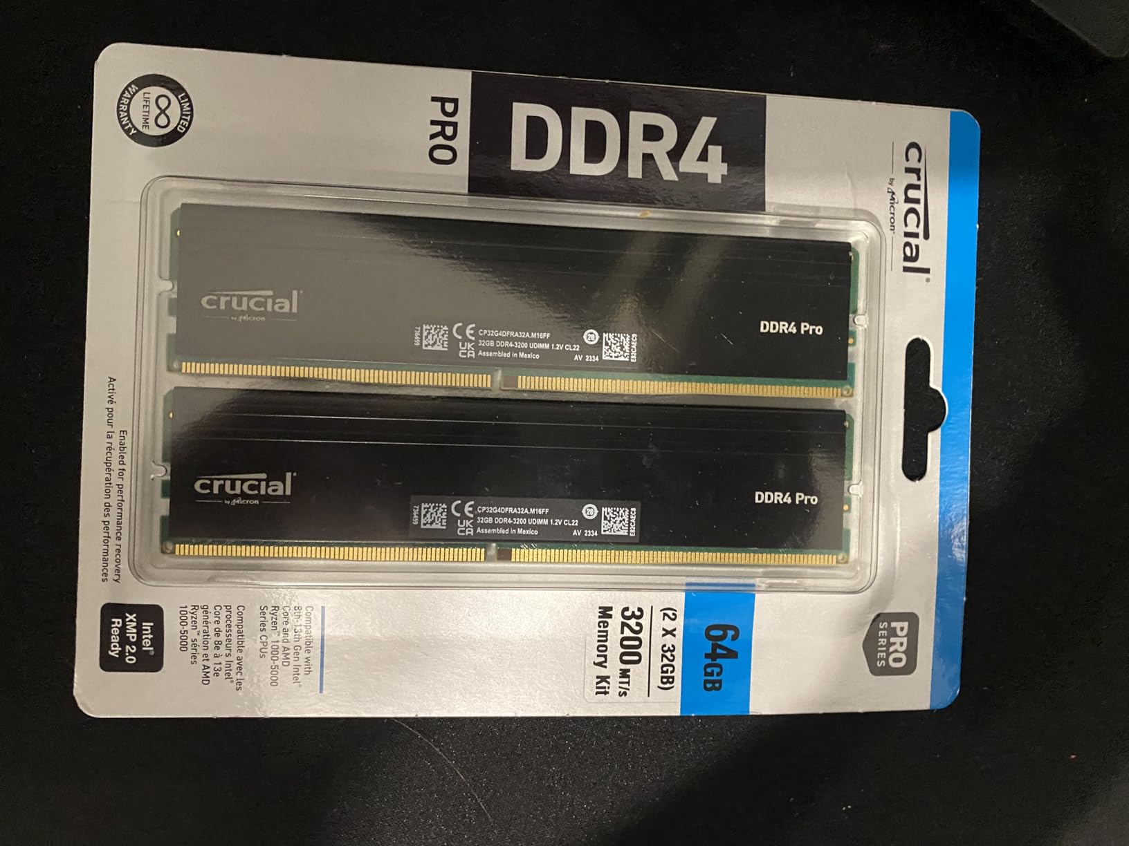 Crucial Pro DDR4 RAM 32GB Kit (2x16GB) 3200MHz, Panama | Ubuy