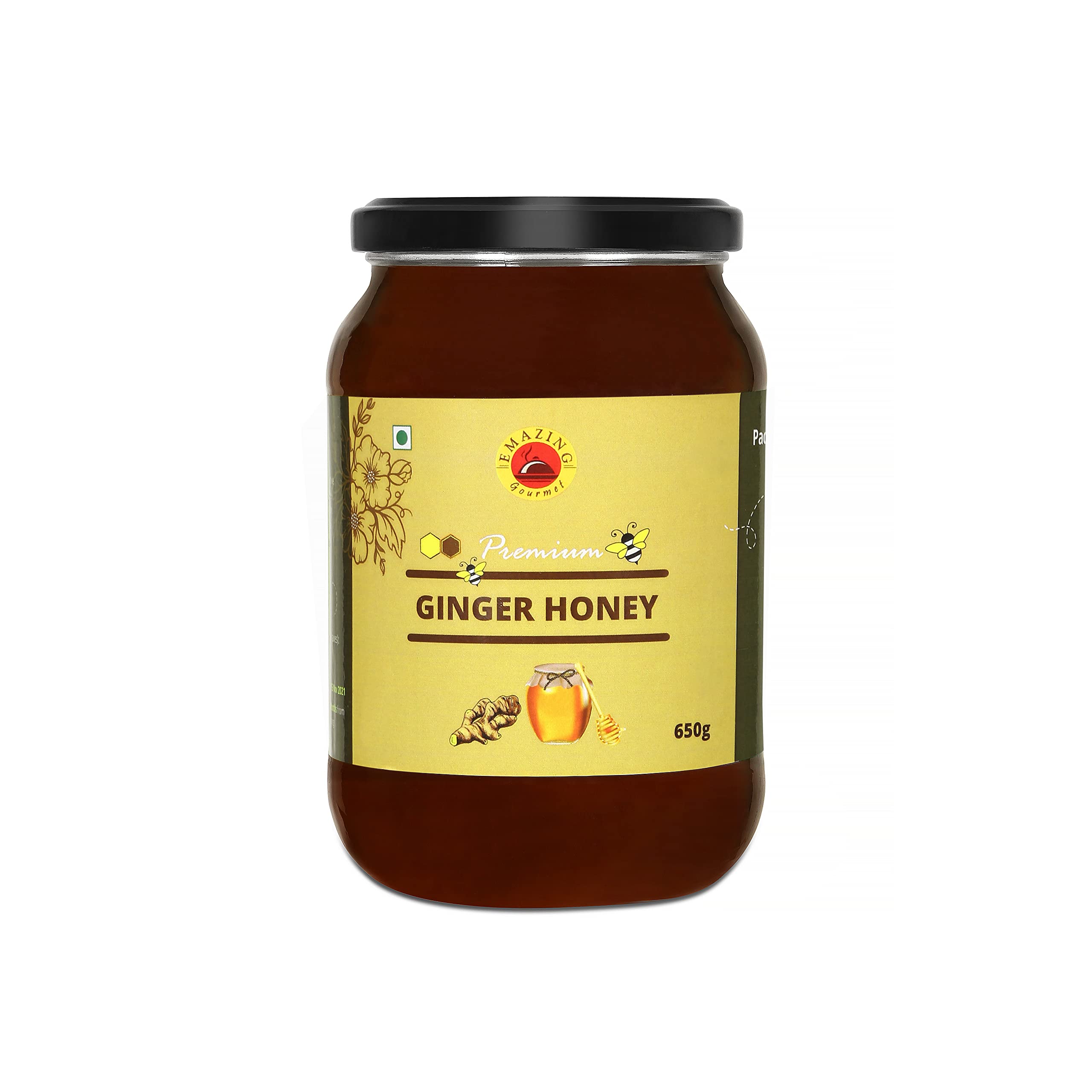 Emazing Gourmet unprocessed Ginger Honey 650gm